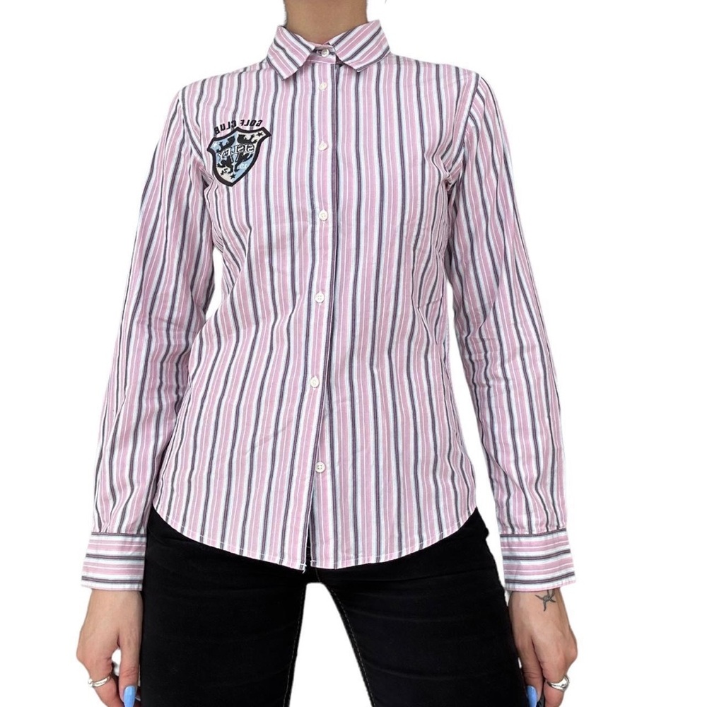 Sisley Varsity Preppy Button Down Shirt